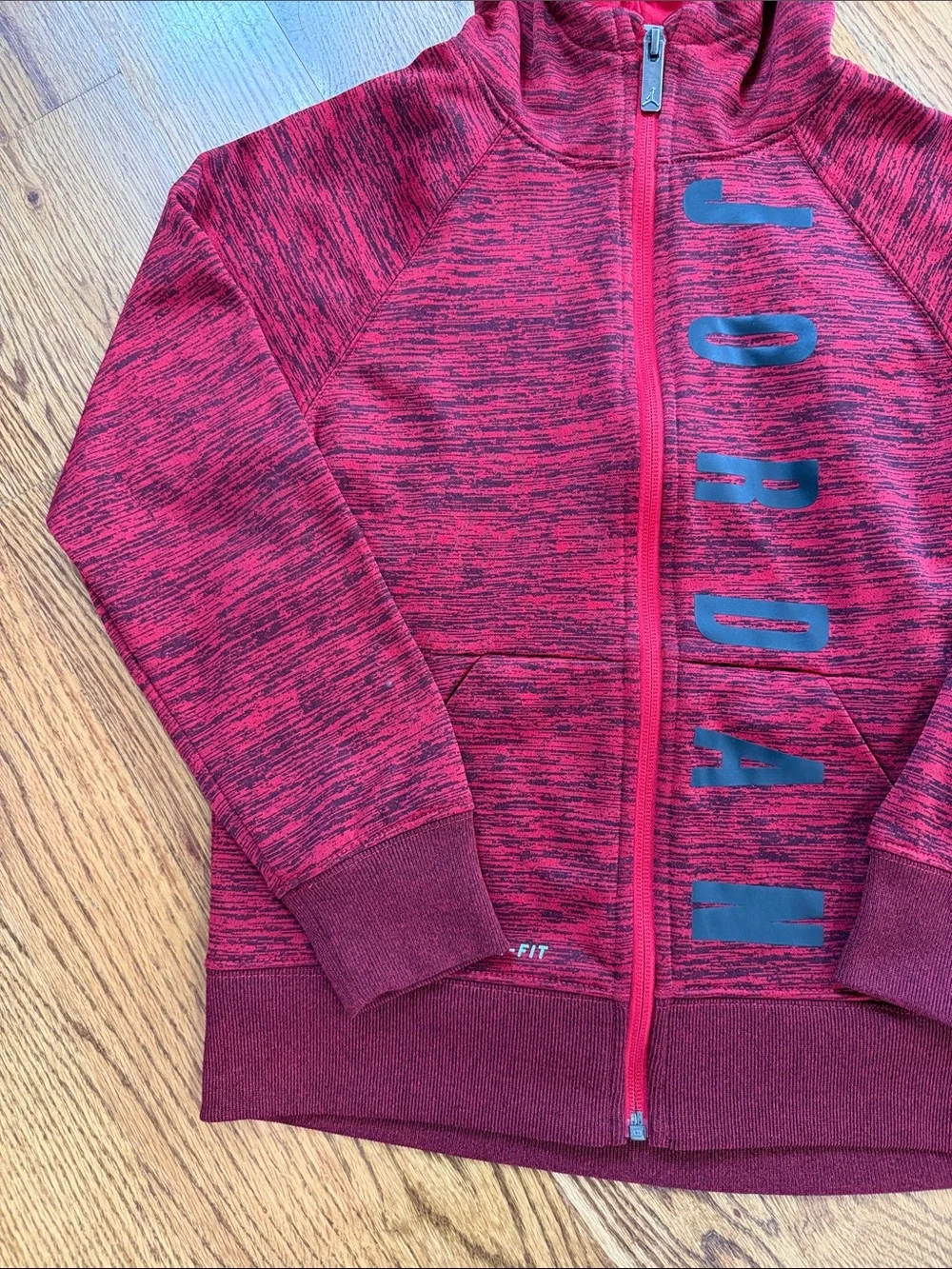 Boy’s Jordan Brand Therma-Fit Zip Up Hoodie/Jacket. Size Small 8-10. Like New.